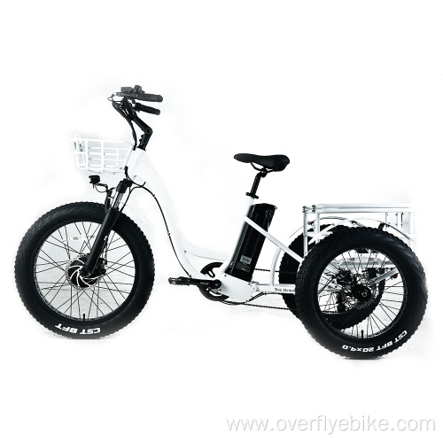 XY-Trio Deluxe electric cargo tricycle for adults motorized